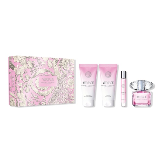 Versace Bright Crystal Eau de Toilette 4-Piece Gift Set - perfume original | Astel Beauty